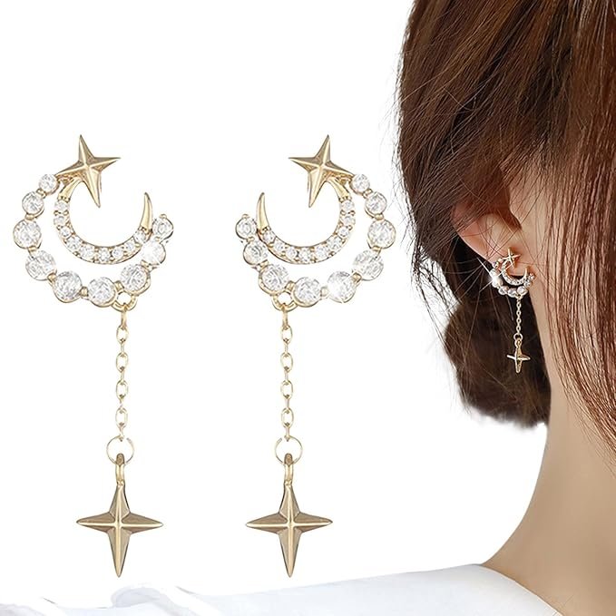 Aretes Luna y Estrella — imagen 3