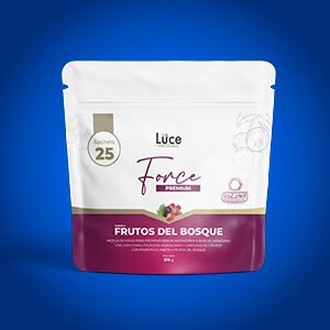 Luce Force Premium sabor frutos del bosque — Caja x25 sachets