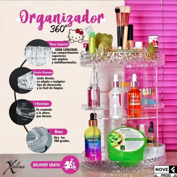 Organizador giratorio 360°