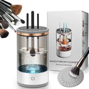 Limpiador eléctrico de brochas de maquillaje