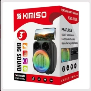 Mini parlante KIMISO con soporte para celular