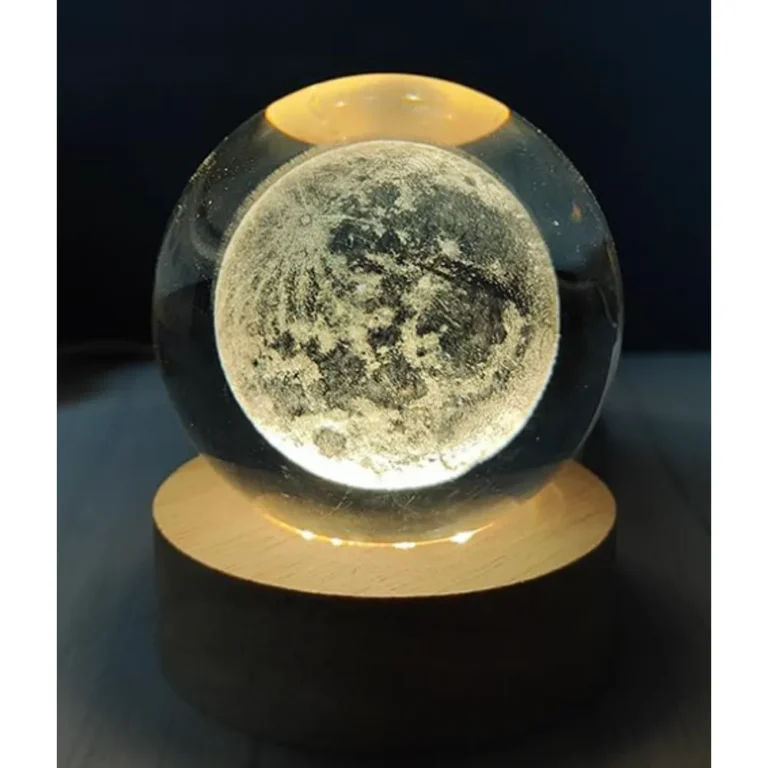 Lámpara decorativa de escritorio Luna 3D