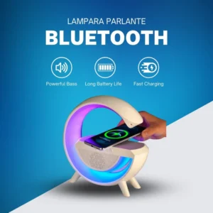 Lámpara de mesa con parlante Bluetooth