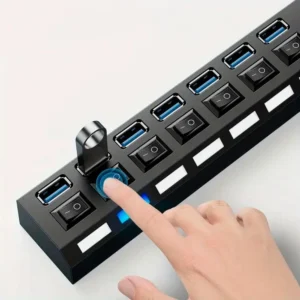 Hub USB 2.0 de 7 puertos