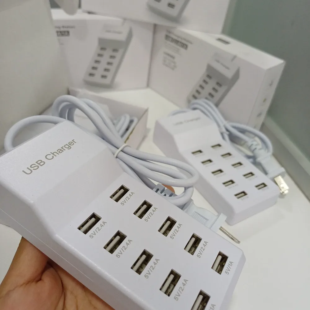 Estación de carga USB de 10 puertos
