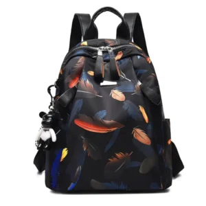Mochila KORISSIA Plumas con llavero